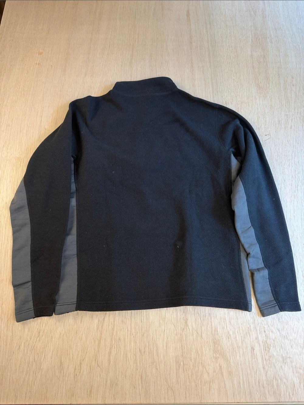 The North Face Polartec Quarter Zip Fleece Pullover Men’s Large Black EUC